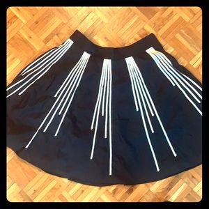 Art Deco swing skirt.